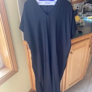 Jenni Kayne Black Linen Dress, M/L